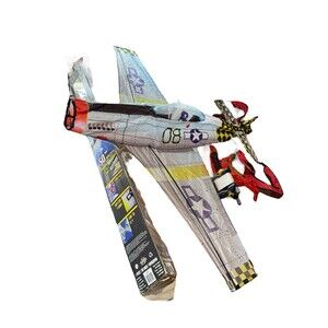 X Kites Mustang P-51 3-D Supersized Nylon Kite 50" Wingspan